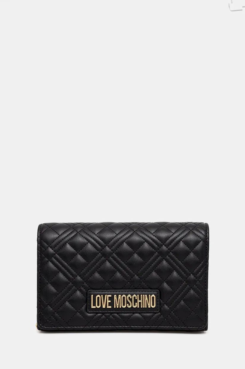 Love Moschino poseta culoarea negru, JC4079PP0L