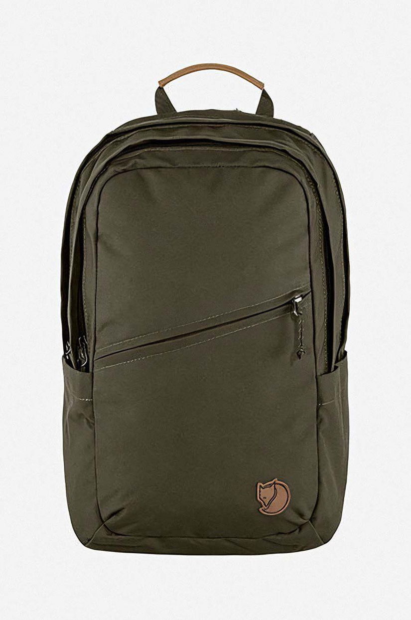 Fjallraven rucsac Räven 20 culoarea verde, mare, uni F23344.633-633