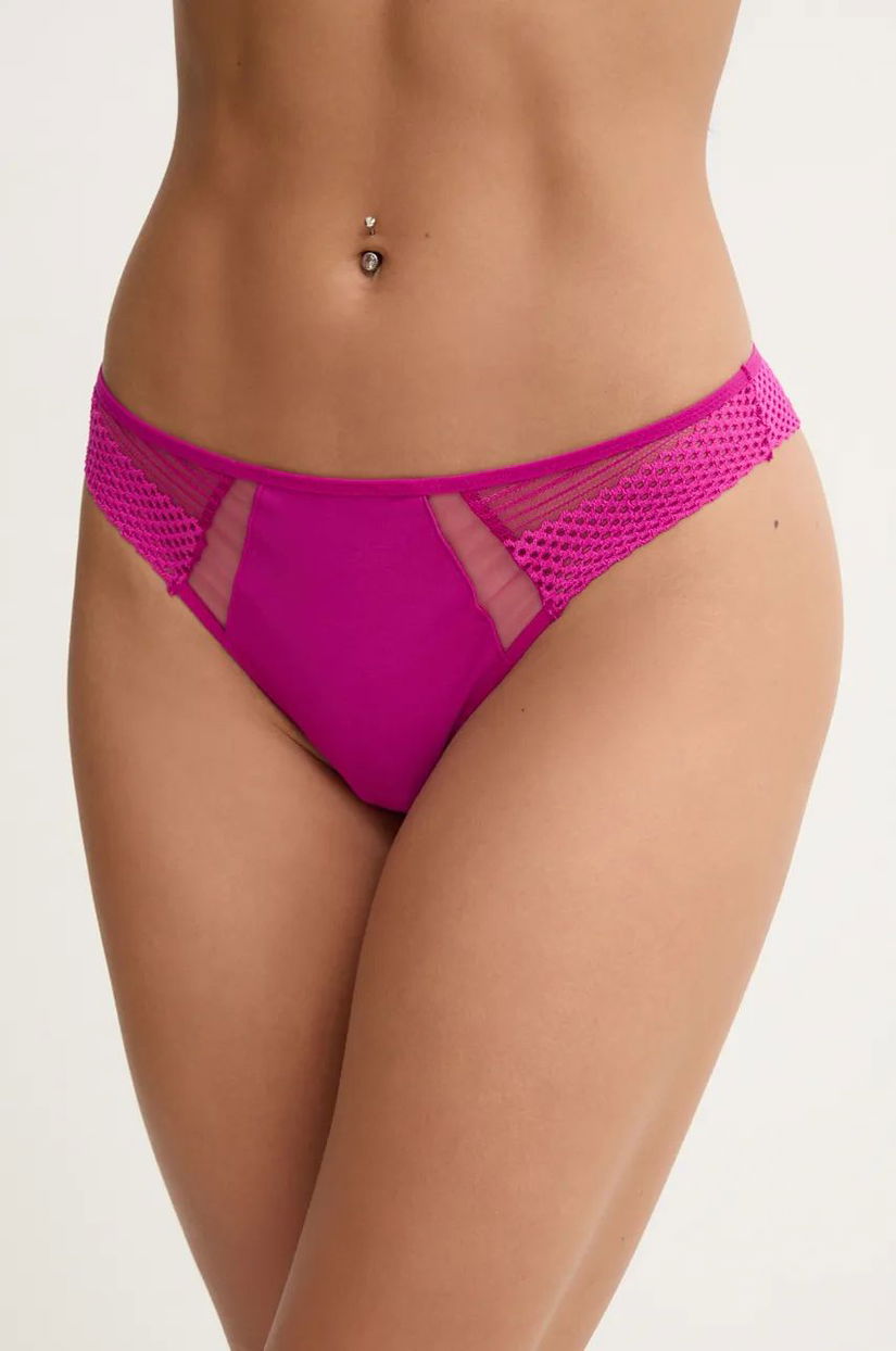 Chantelle chiloti brazilieni culoarea violet, C22AG0