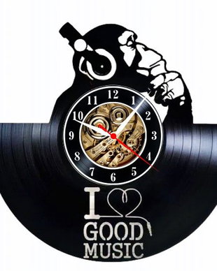I LOVE GOOD MUSIC- ceas de perete