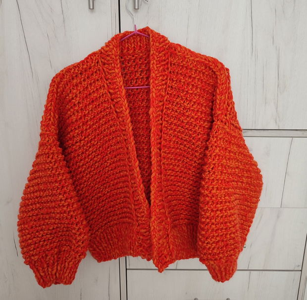 Cardigan bicolor