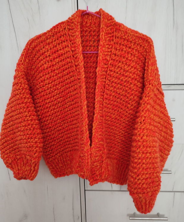 Cardigan bicolor