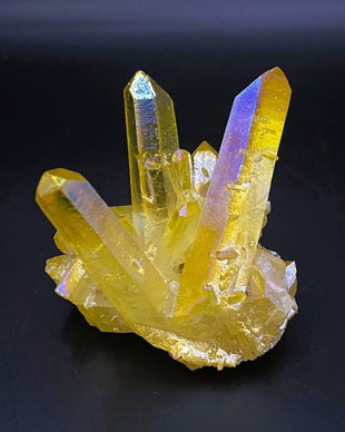 Cuart Aura - specimen de cuart electroplacat