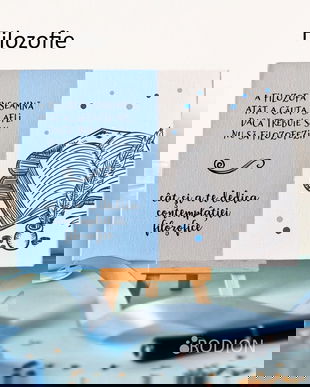 Placuta absolvire diploma filozofie personalizata cu mesaj