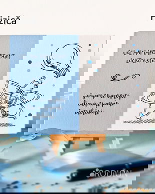 Placuta absolvire fizica pictata personalizata cu mesaj