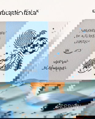 Placuta absolvire sport pictata personalizata cu mesaj