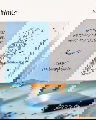 Placuta absolvire chimie pictata personalizata cu mesaj