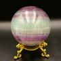 Fluorit Watermelon - sfera piatra semipretioasa
