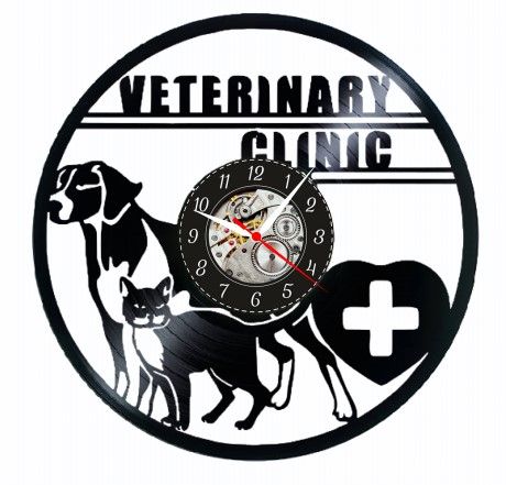 CLINICA VETERINARA- ceas de perete