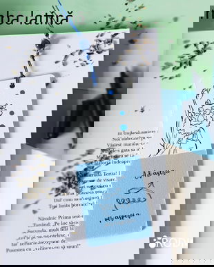 Semn de carte profesor materii limba latina personalizat cu mesaj