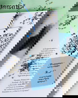 Semn de carte profesor materii matematica personalizat cu mesaj