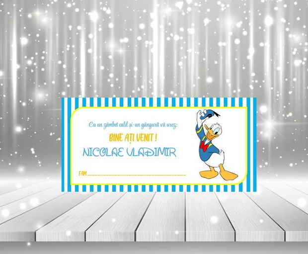 Plicuri bani botez Donald Duck