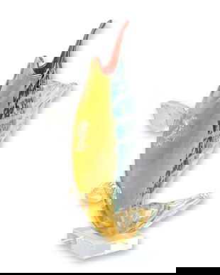 Peste spada-figurina din sticla Murano