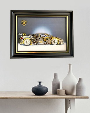 Masina model Lamborghini Cod M 535・Cadouri pentru el・Cadouri Breslo・Decor perete