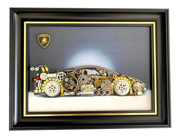 Masina model Lamborghini Cod M 535・Cadouri pentru el・Cadouri Breslo・Decor perete