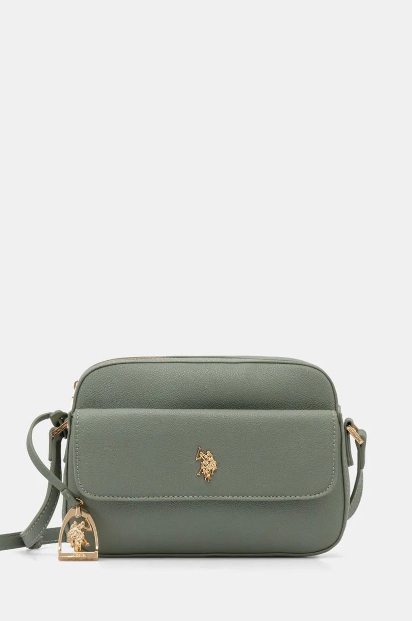 U.S. Polo Assn. poseta Jones culoarea verde, BIUJE8379WVP