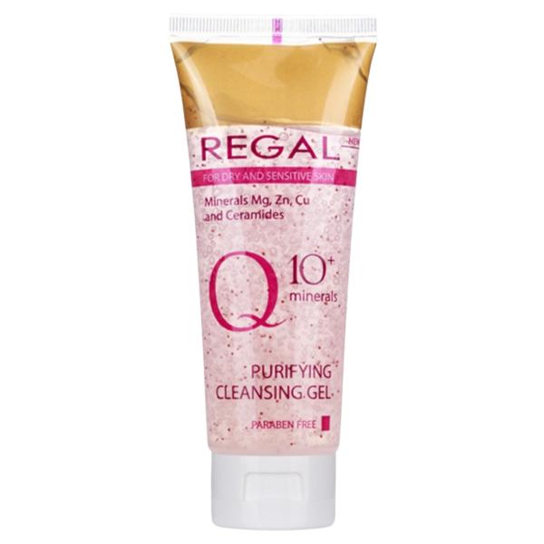 Gel de Curatare cu Q10 pentru Fata - Regal Purifying Cleansing Gel Q10+ Minerals, Rosa Impex, 100 ml