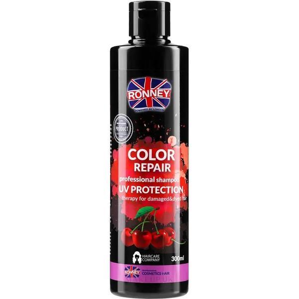 Sampon pentru revitalizarea si mentinerea culorii Color Repair Cherry RONNEY, pentru par vopsit sau decolorat 300 ml