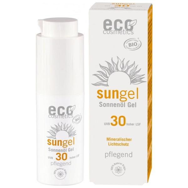 Gel Facial Transparent cu Protectie Solara Inalta SPF 30 Eco Cosmetics, 30 ml