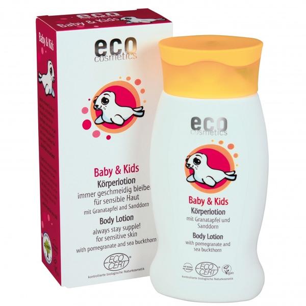 Lotiune de Corp Bebe cu Rodie si Catina Alba Eco Cosmetics, 200 ml