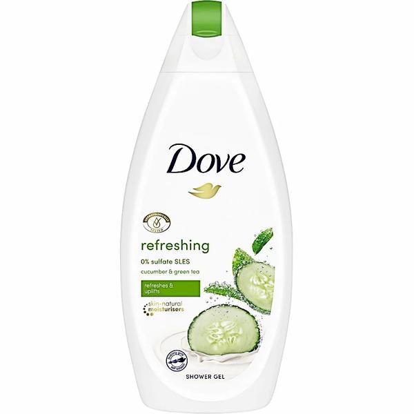 Gel de dus, Dove, Refreshing Cucumber &amp; Green Tea, 450 ml