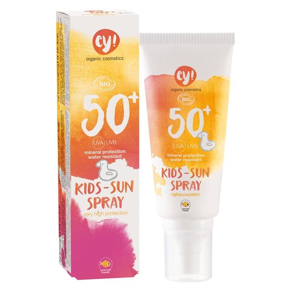 Spray Bio pentru Protectie Solara Bebe si Copii SPF 50+ Eco Cosmetics, 100 ml