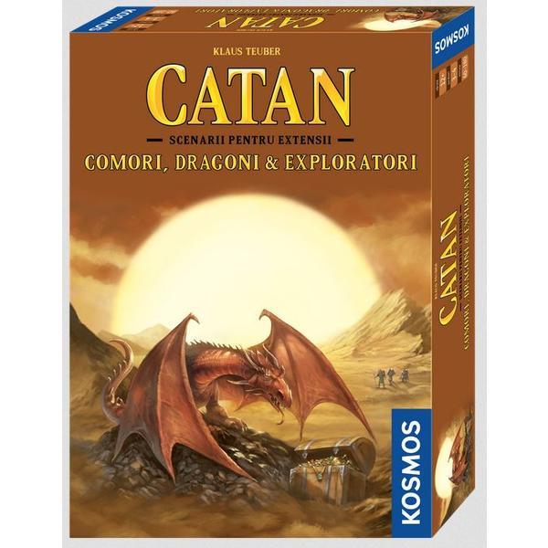 Catan - Scenarii pentru extensii: Comori, dragoni si exploratori