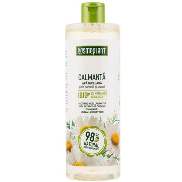 Apa micelara calmanta cu extract de romanița organica Cosmeplant, 500 ml