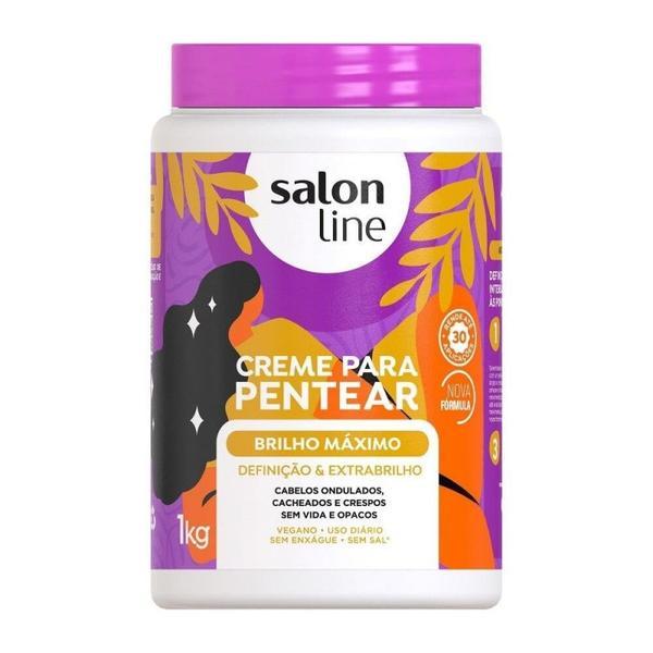 Crema de par pentru stralucire radianta, Salon Line, 1 kg