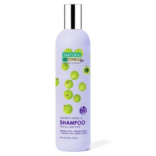 Sampon pentru Stimularea Cresterii Parului - Natura Estonica Hair Growth Miracle Shampoo, 400 ml