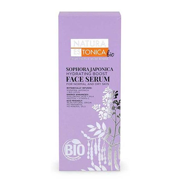 Serum Hidratant pentru Ten Normal sau Uscat - Natura Estonica Sophora Japonica Hydrating Boost Face Serum, 30 ml