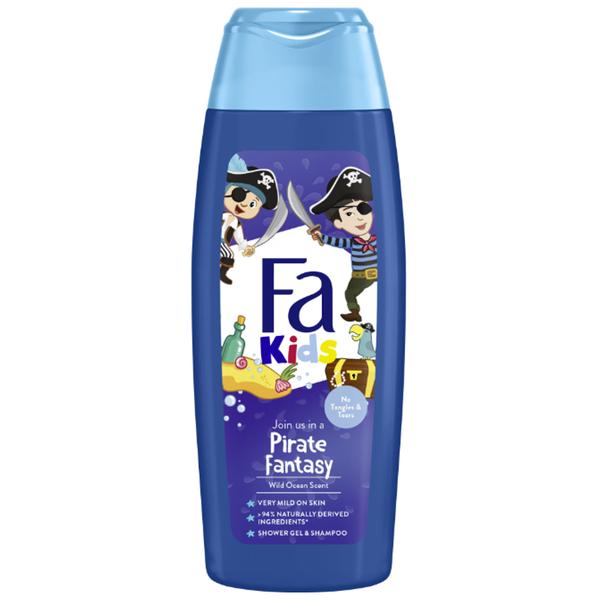 Gel de Dus si Sampon pentru Copii - Fa Kids Pirate Fantasy, 250 ml