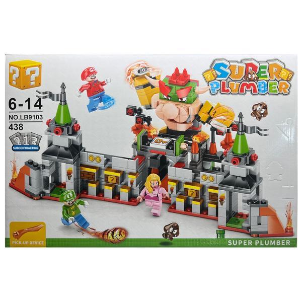 Set de constructie Super Mario Brothers, Castelul lui Bowser, 438 piese