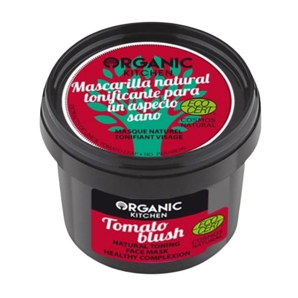 Masca Tonifianta pentru Ten - Organic Kitchen Tomato Blush Natural Toning Face Mask, 100 ml