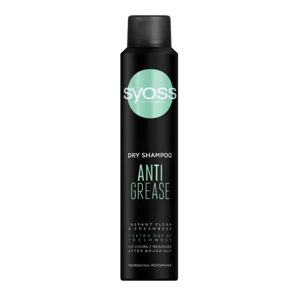 Sampon Uscat pentru Parul Predispus la Ingrasare - Syoss Professional Performance Anti Grease Dry Shampoo, 200 ml