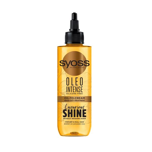 Tratament Intensiv pentru Hidratare si Stralucire Luxurianta - Syoss Oleo Intense Oil-to-Cream, 200 ml