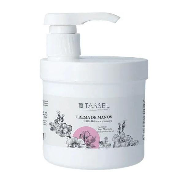 Crema de maini Tassel - Ultra-Hidratare si Regenerare cu ulei de maces, colagen și acid hialuronic, 500 ml