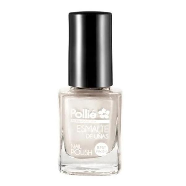 Lac de unghii colorat Alb Perlat Nail Polish Pollie, oja clasica, 12 ml