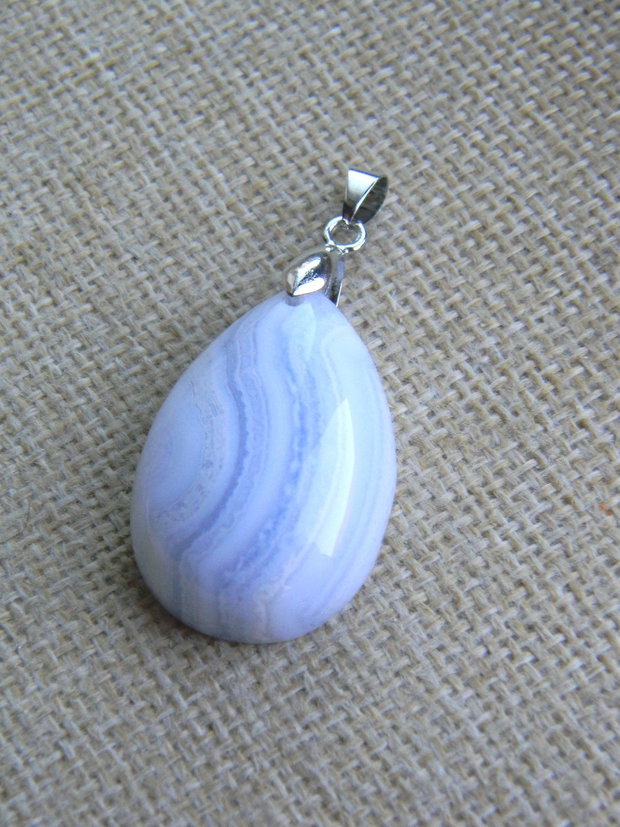 Pandantiv blue lace agat (C10)