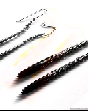 cercei howlite negru 46753