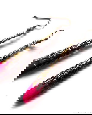 cercei howlite ciclam 46752