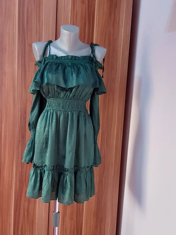 Rochie verde superba S, Fashion Nova