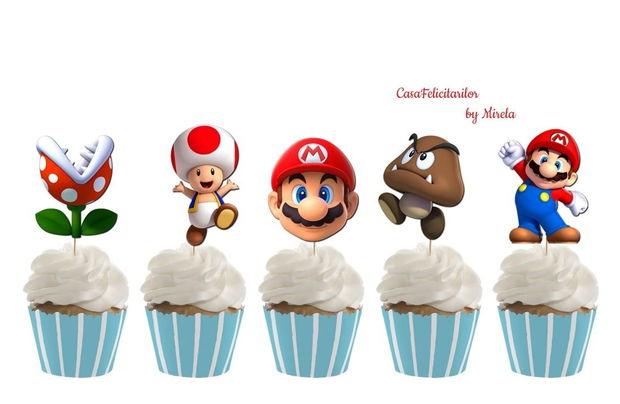 Set toppere tort Super Mario