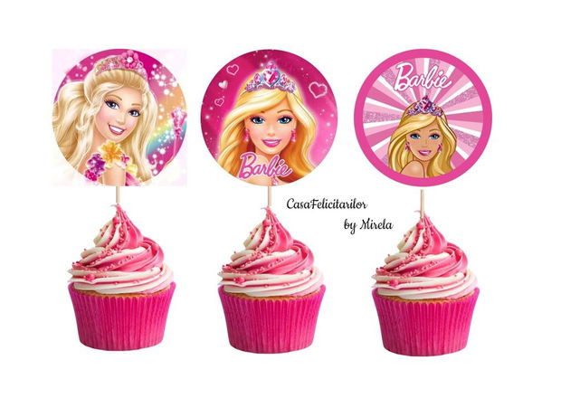 Toppere tort Barbie