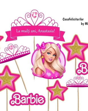 Toppere tort Barbie