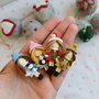 Brosă Christmas Doll