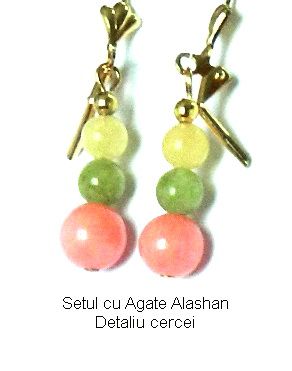 Set cu Agate Alashan (025)