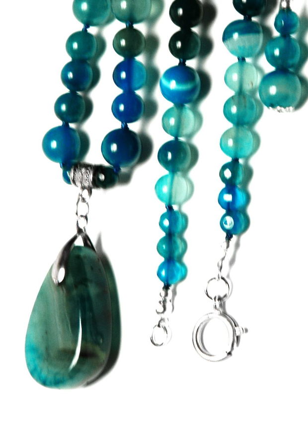 Set Agate albastre (006)