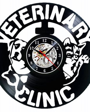 CLINICA VETERINARA- ceas de perete