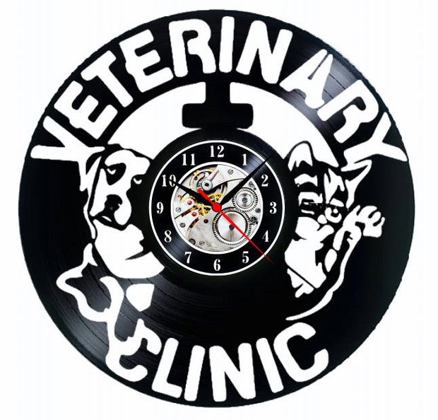 CLINICA VETERINARA- ceas de perete